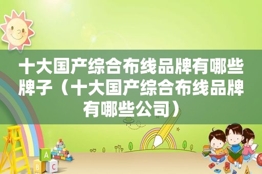 十大国产综合布线品牌有哪些牌子（十大国产综合布线品牌有哪些公司）