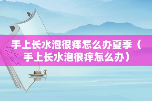 手上长水泡很痒怎么办夏季（手上长水泡很痒怎么办）
