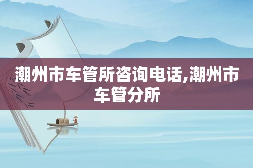 潮州市车管所咨询电话,潮州市车管分所