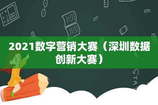 2021数字营销大赛（深圳数据创新大赛）
