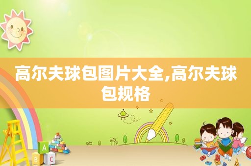 高尔夫球包图片大全,高尔夫球包规格