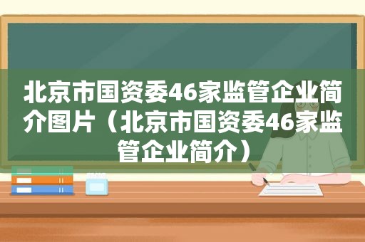 北京市国资委46家监管企业简介图片（北京市国资委46家监管企业简介）