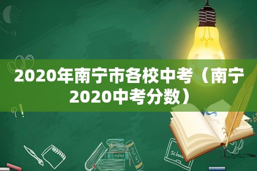 2020年南宁市各校中考（南宁2020中考分数）