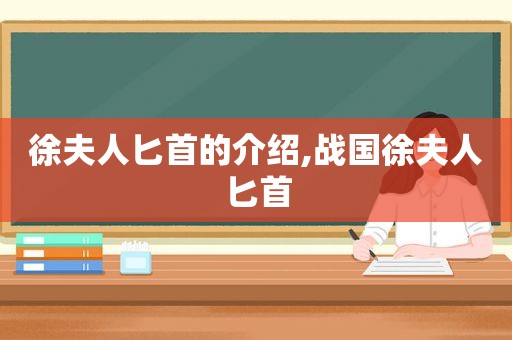 徐夫人匕首的介绍,战国徐夫人匕首