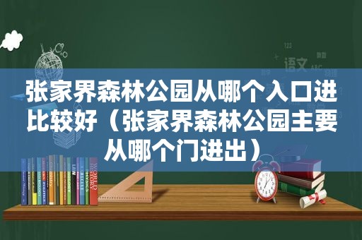 张家界森林公园从哪个入口进比较好（张家界森林公园主要从哪个门进出）