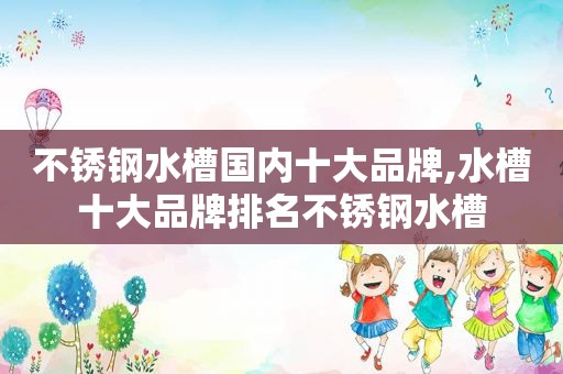 不锈钢水槽国内十大品牌,水槽十大品牌排名不锈钢水槽