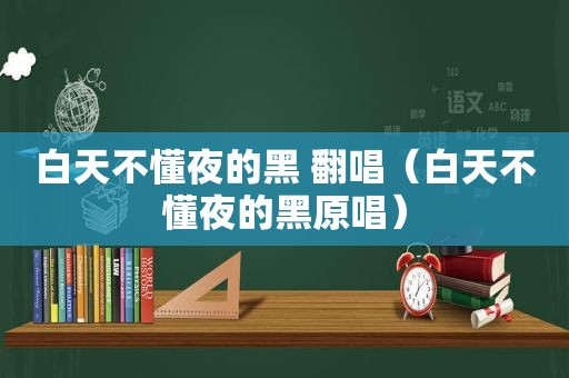 白天不懂夜的黑 翻唱（白天不懂夜的黑原唱）