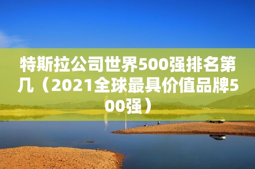 特斯拉公司世界500强排名第几（2021全球最具价值品牌500强）