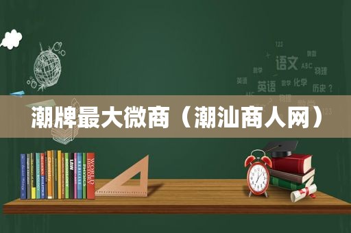 潮牌最大微商（潮汕商人网）