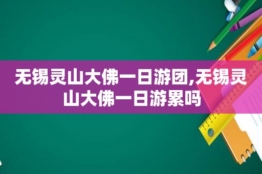 无锡灵山大佛一日游团,无锡灵山大佛一日游累吗