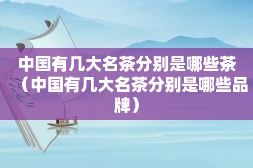 中国有几大名茶分别是哪些茶（中国有几大名茶分别是哪些品牌）