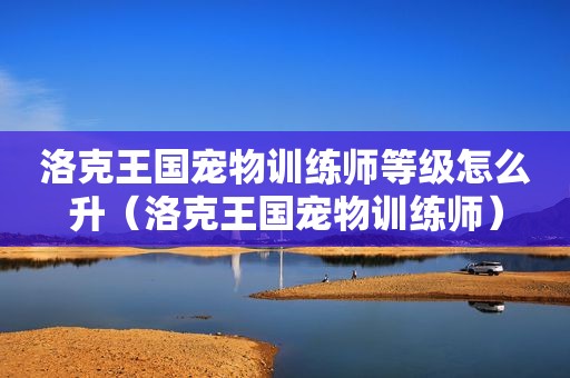 洛克王国宠物训练师等级怎么升（洛克王国宠物训练师）