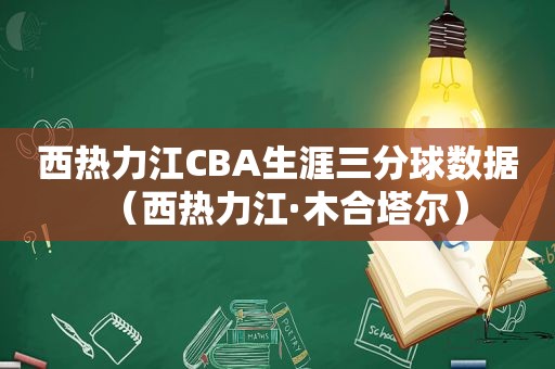 西热力江CBA生涯三分球数据（西热力江·木合塔尔）