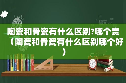陶瓷和骨瓷有什么区别?哪个贵（陶瓷和骨瓷有什么区别哪个好）