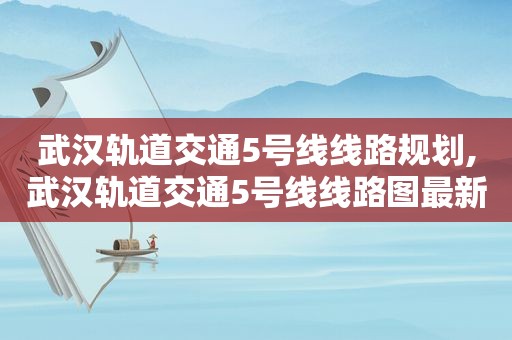 武汉轨道交通5号线线路规划,武汉轨道交通5号线线路图最新