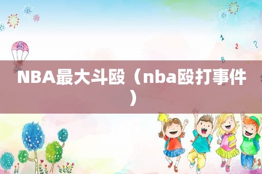 NBA最大斗殴（nba殴打事件）  第1张