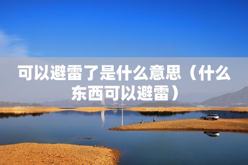 可以避雷了是什么意思（什么东西可以避雷）