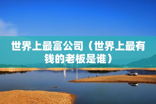 世界上最富公司（世界上最有钱的老板是谁）