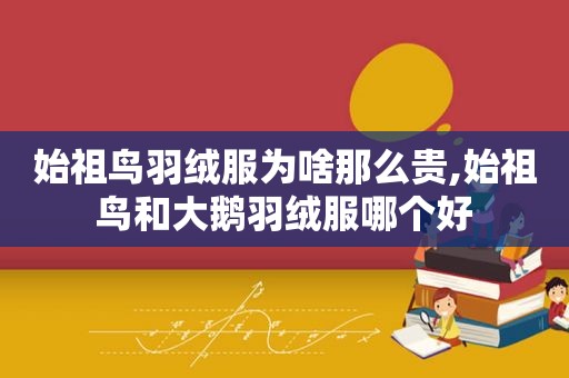 始祖鸟羽绒服为啥那么贵,始祖鸟和大鹅羽绒服哪个好
