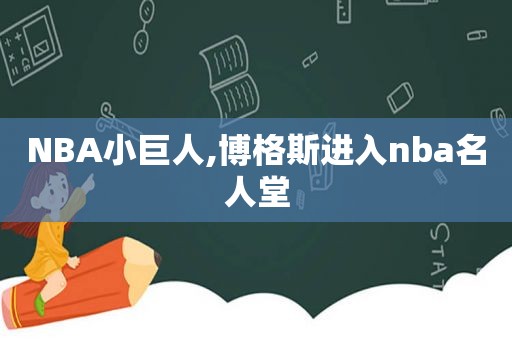 NBA小巨人,博格斯进入nba名人堂