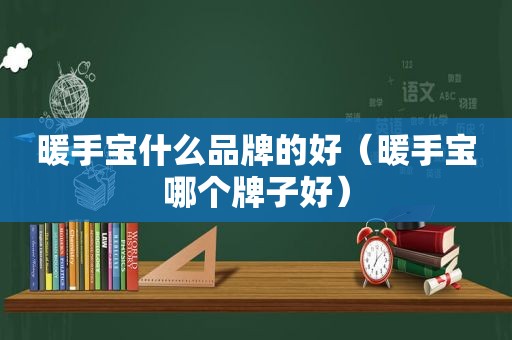 暖手宝什么品牌的好（暖手宝哪个牌子好）