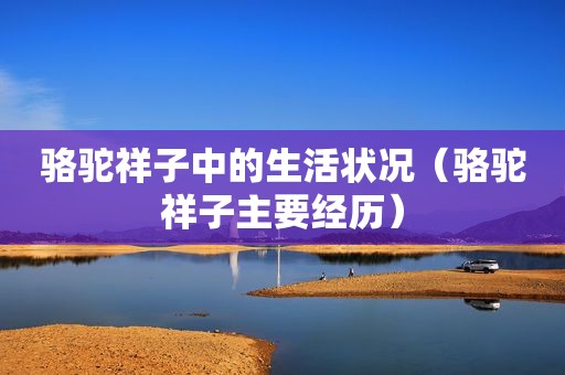 骆驼祥子中的生活状况（骆驼祥子主要经历）