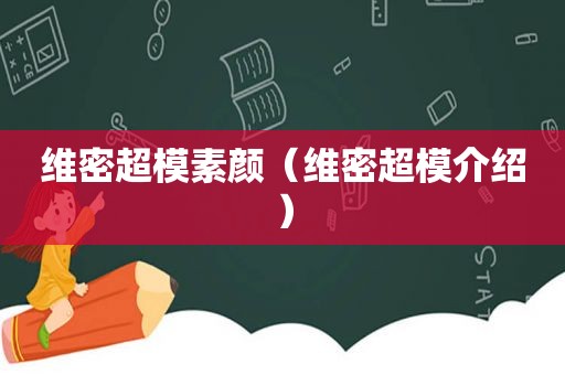 维密超模素颜（维密超模介绍）