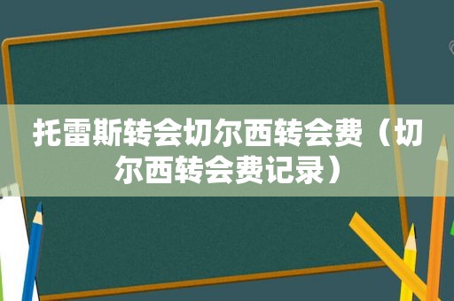 托雷斯转会切尔西转会费（切尔西转会费记录）