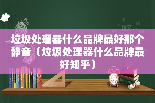 垃圾处理器什么品牌最好那个静音（垃圾处理器什么品牌最好知乎）