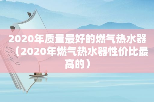 2020年质量最好的燃气热水器（2020年燃气热水器性价比最高的）