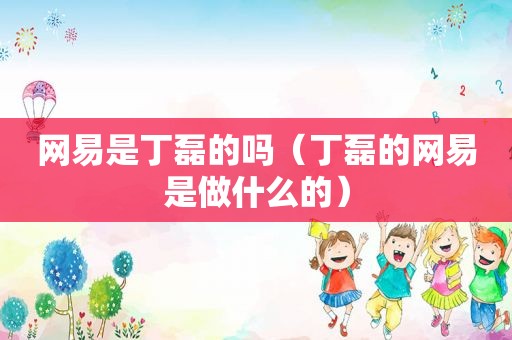 网易是丁磊的吗（丁磊的网易是做什么的）  第1张