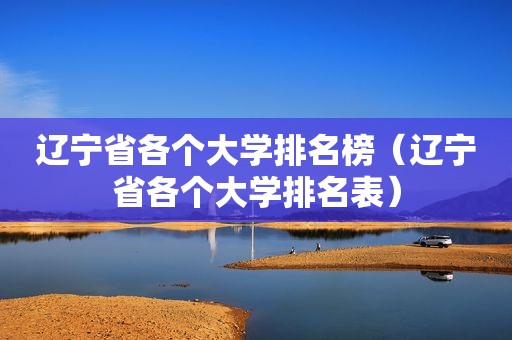 辽宁省各个大学排名榜（辽宁省各个大学排名表）