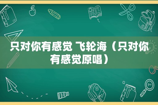 只对你有感觉 飞轮海（只对你有感觉原唱）