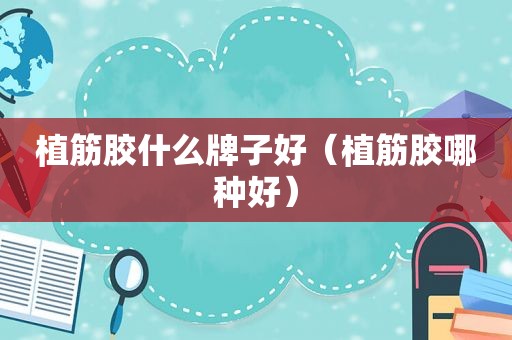 植筋胶什么牌子好（植筋胶哪种好）