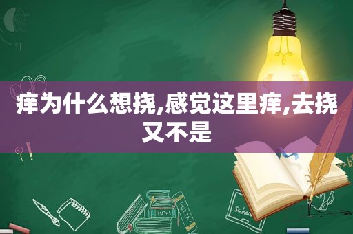 痒为什么想挠,感觉这里痒,去挠又不是