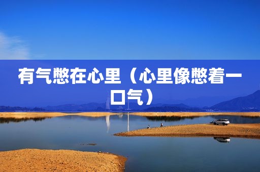 有气憋在心里（心里像憋着一口气）