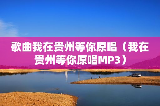 歌曲我在贵州等你原唱（我在贵州等你原唱MP3）
