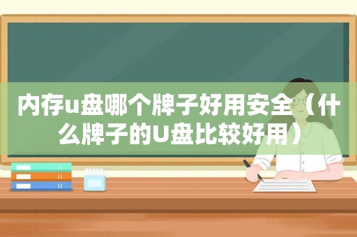 内存u盘哪个牌子好用安全（什么牌子的U盘比较好用）