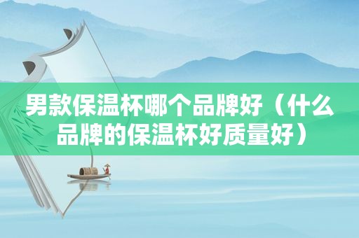 男款保温杯哪个品牌好（什么品牌的保温杯好质量好）