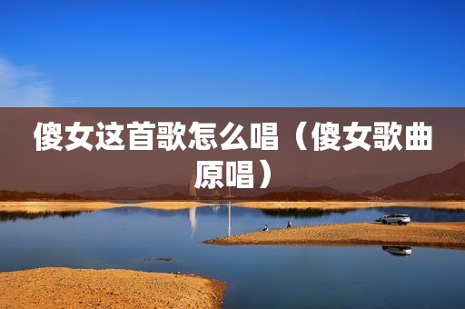 傻女这首歌怎么唱（傻女歌曲原唱）