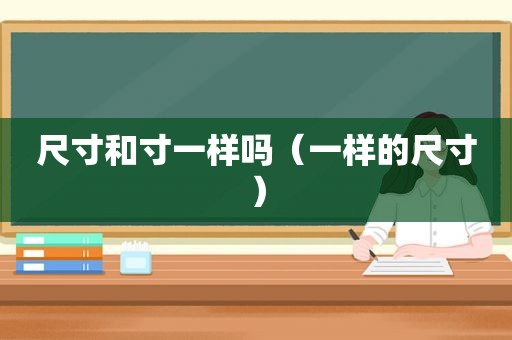 尺寸和寸一样吗（一样的尺寸）