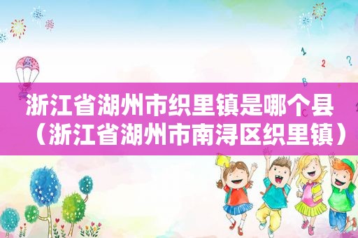 浙江省湖州市织里镇是哪个县（浙江省湖州市南浔区织里镇）