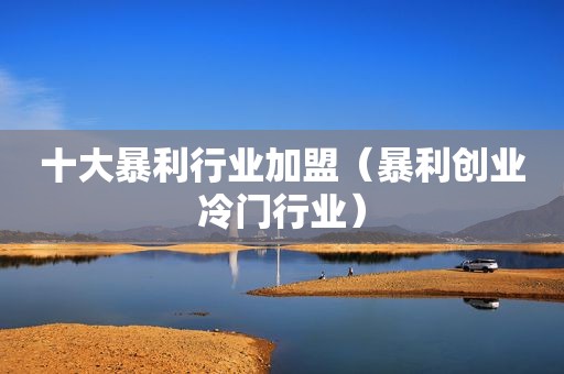 十大暴利行业加盟（暴利创业冷门行业）