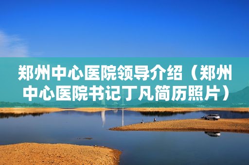 郑州中心医院领导介绍（郑州中心医院书记丁凡简历照片）