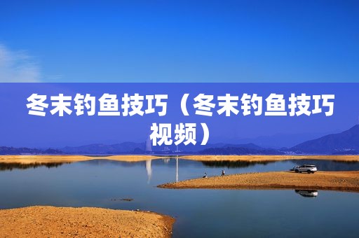 冬末钓鱼技巧（冬末钓鱼技巧视频）