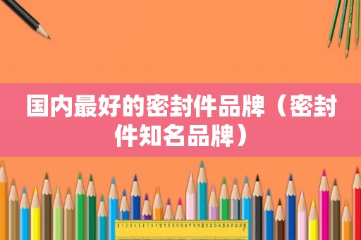 国内最好的密封件品牌（密封件知名品牌）