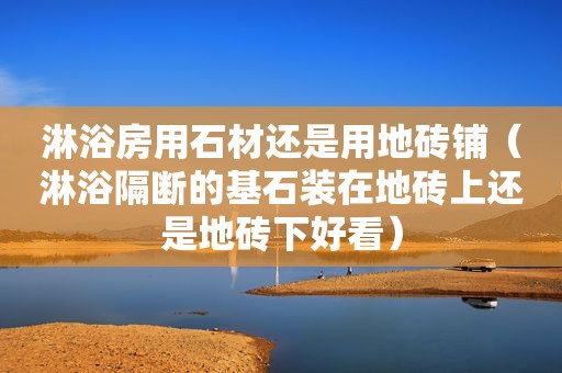 淋浴房用石材还是用地砖铺（淋浴隔断的基石装在地砖上还是地砖下好看）