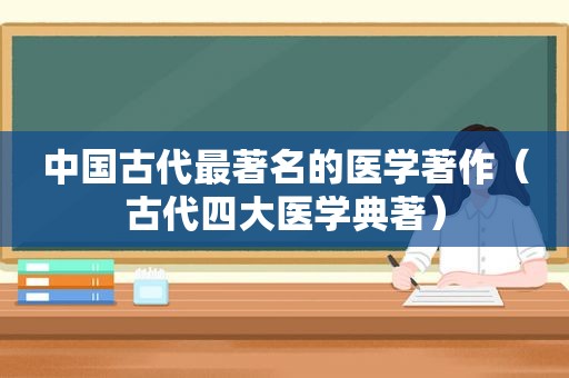 中国古代最著名的医学著作（古代四大医学典著）