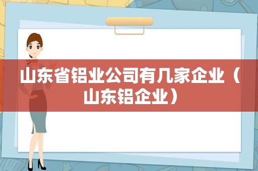 山东省铝业公司有几家企业（山东铝企业）