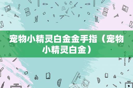 宠物小精灵白金金手指（宠物小精灵白金）